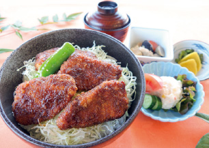 ソースヒレカツ丼