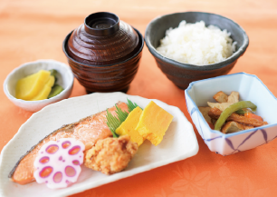 塩鮭定食